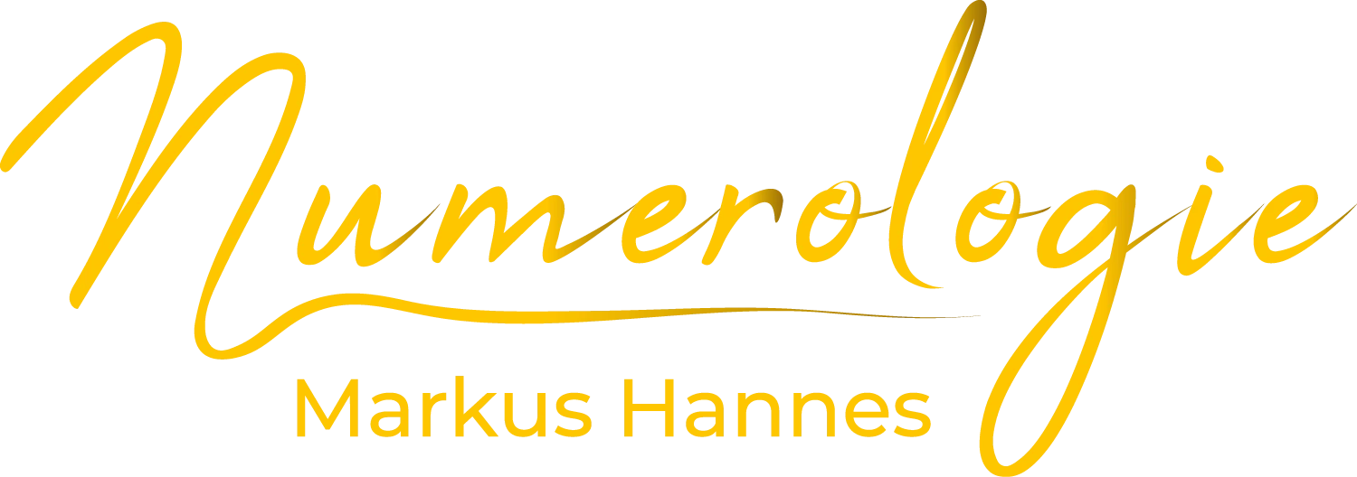 Numerologie Markus Hannes Logo, Schriftzug
