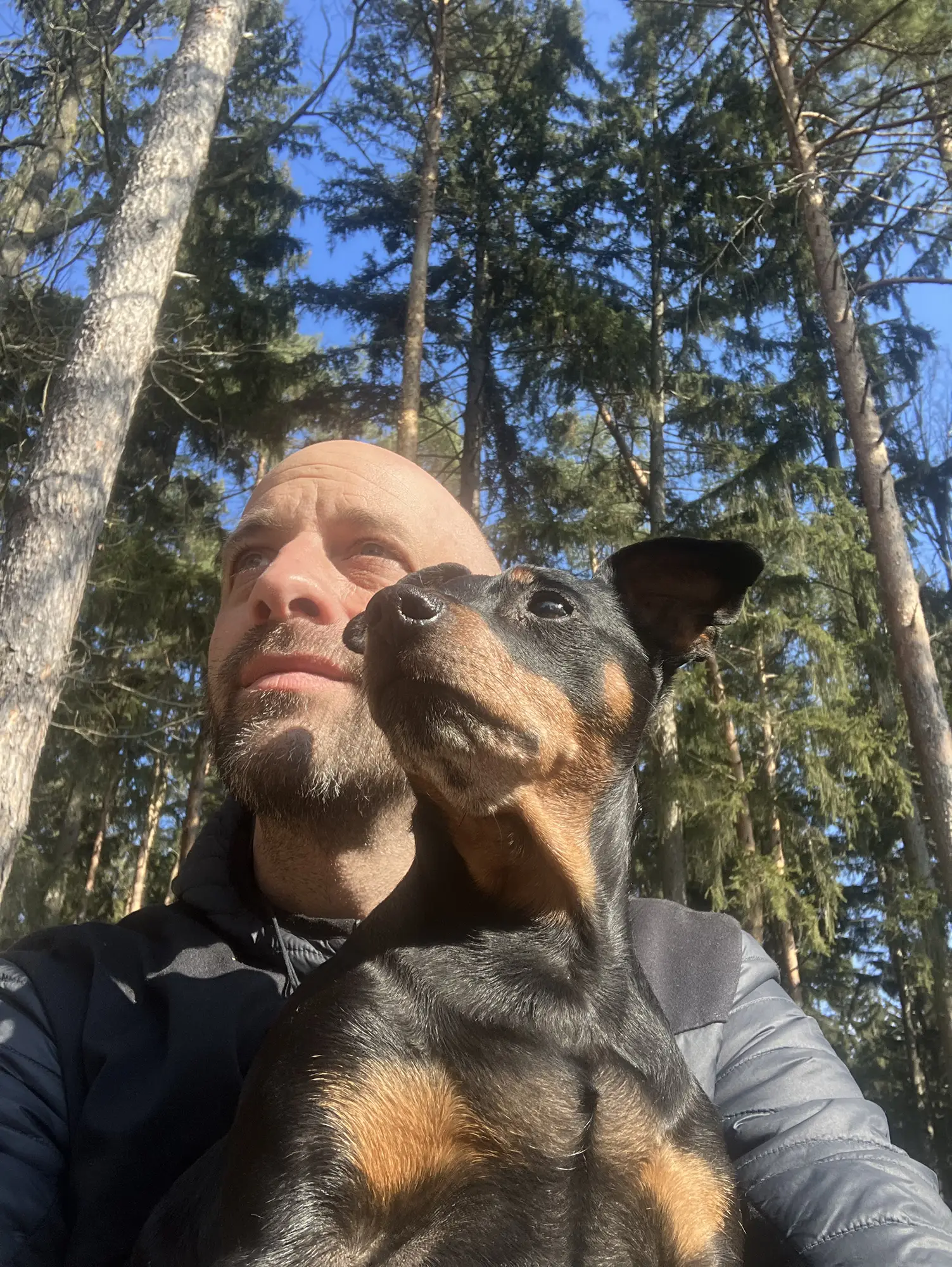 Markus mit Hund